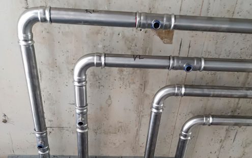 Kühlpress System installiert