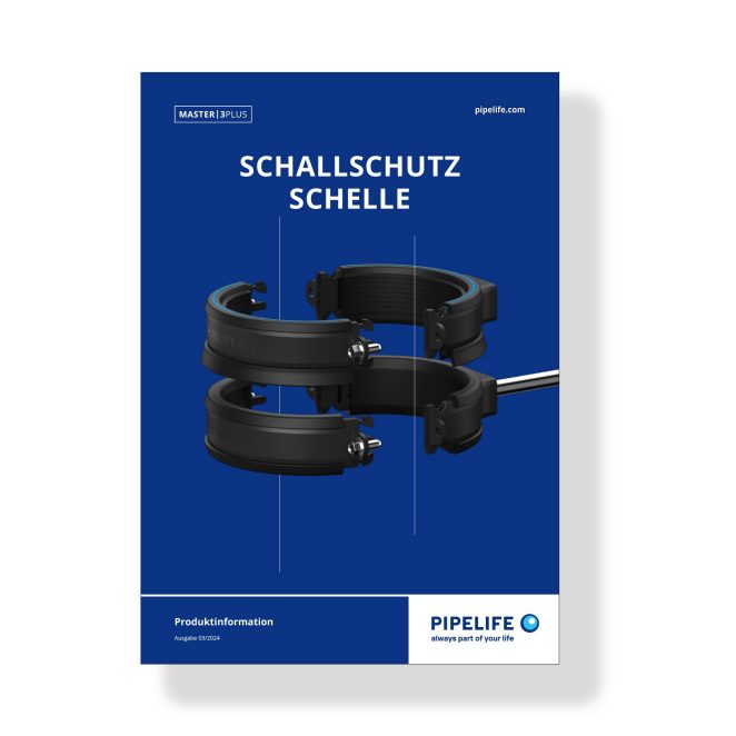Teaser Cover Produktinfo Schallschutz-Schelle für Master3Plus