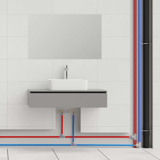 RadoPress LF Wasser-Installation