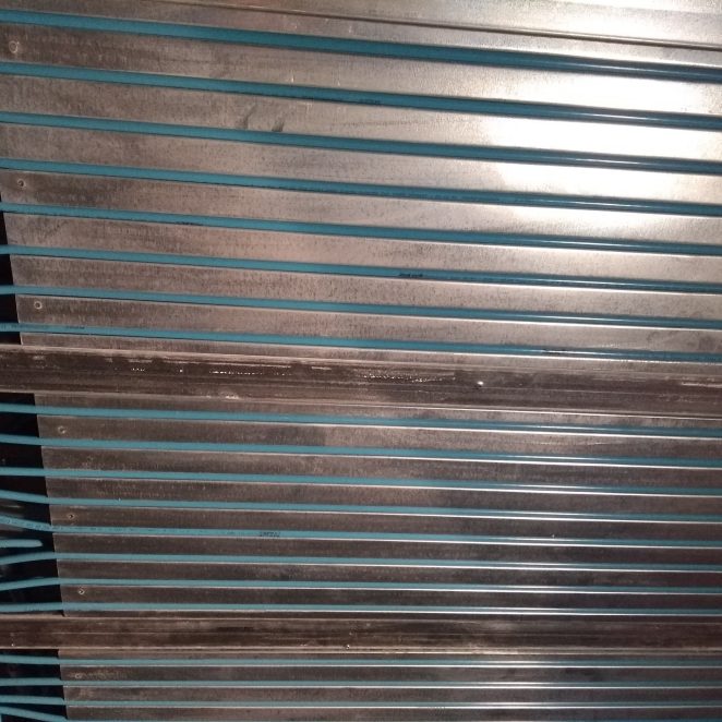CDP400 Paneel an decke verlegt in Nahaufnahme
