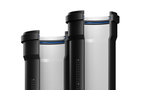 Grafik Master 3 Plus aufgeschnitten mit sichtbarer Innenschicht und Dichtring