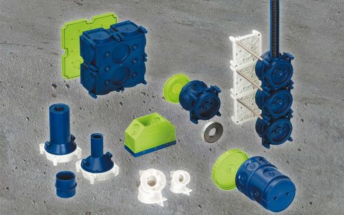 Collage Betoninstallation Elektro