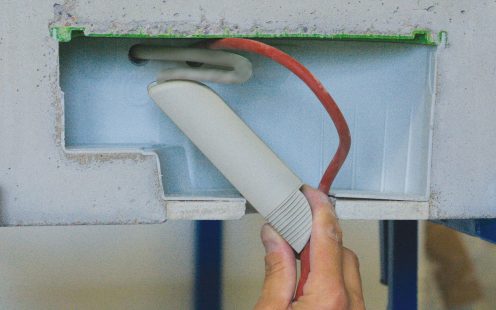 Einsetzen des Trafos bei IBTronic XL 