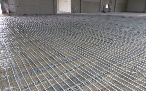 Industrieheizung verlegt