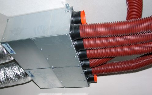 Wohnraumlüftung AIRTHERM installiert