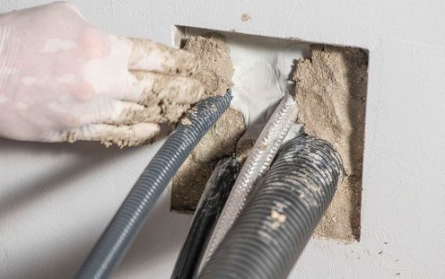 Anwendung Sealtaq - Anbringen von Mörtel