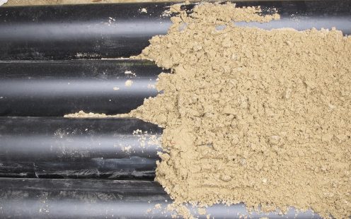 Verlegung Kabelkanalrohr KKR