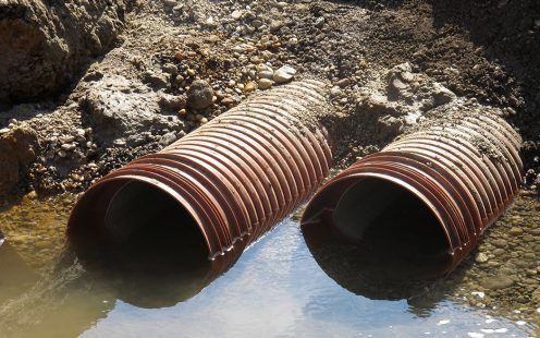 SL Großrohre verlegt