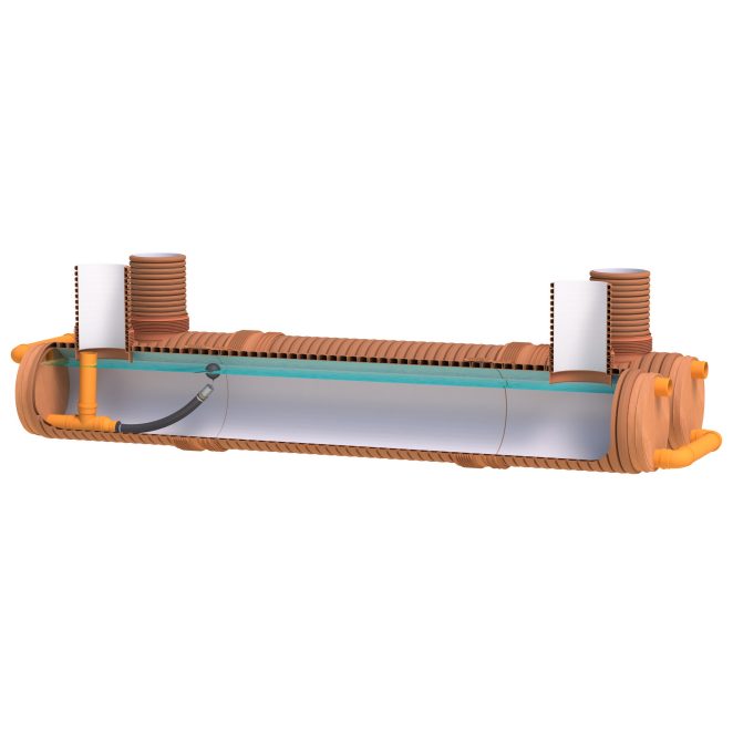 Graphik 2 -Tank Stauraumkanal mit Wasser
