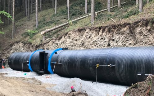 Verlegung Trinkwasserspeicher in Bruck Mur