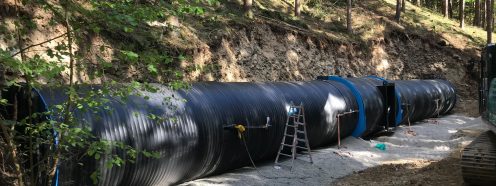 Verlegung Trinkwasser Hochbehälter