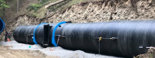 Verlegung Trinkwasserspeicher in Bruck Mur