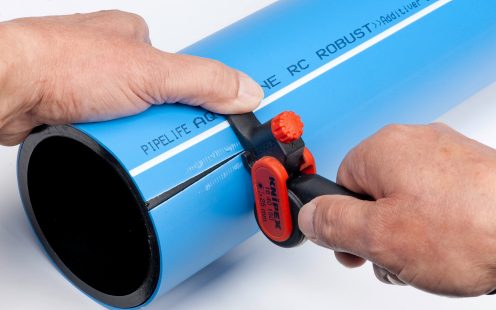 Schutzmantel Aqualine abschälen