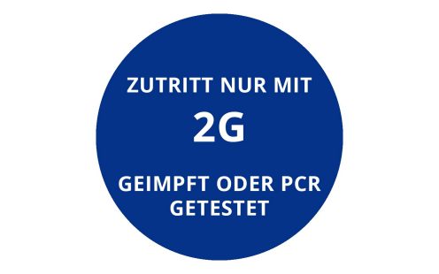 Info Eintritt nur mit 2G