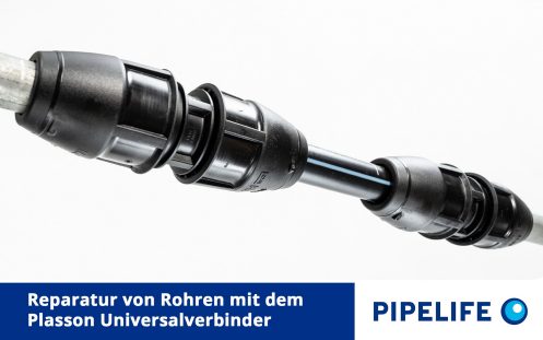 Videoteaser Reparatur mit Plasson Universalverbinder