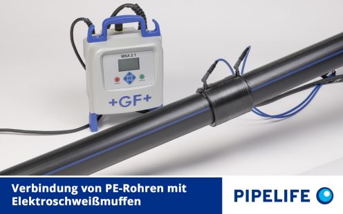 Videoteaser Verbindung von PE Rohren mit Elektroschwei�muffen