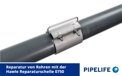 Videoteaser Reparatur mit HAWLE Reparaturschelle