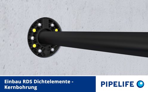 Video Teaser Einbau RDS Dichtelement in eine Kernbohrung