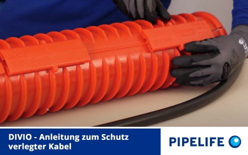 Videoteaser Schutz von verlegten Kabeln mit DIVIO