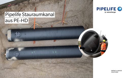 Stauraumkanal aus PE-HD