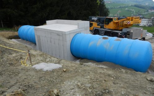 Trinkwasserspeicher in der Gemeinde Ertl
