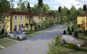 Referenzprojekt Reihenhausanlage mit Pipelife Haustechnik