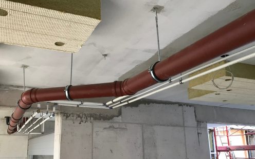 Installation Master 3 Plus Abflussrohr