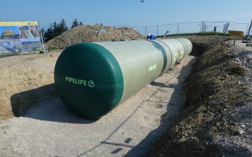 Trinkwasserbehälter gegen Wasserknappheit