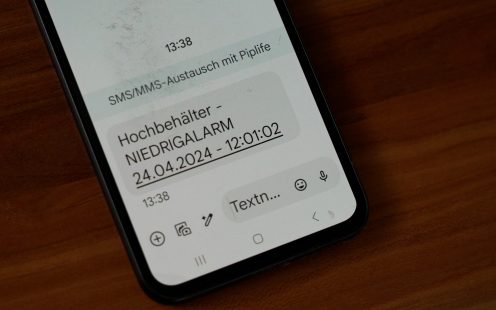 Beispiel SMS Alarm via SmartHub