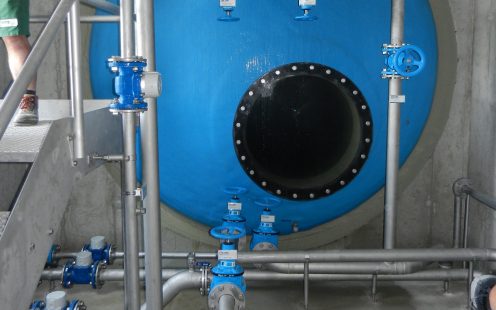 Schieberkammer Trinkwasserspeicher