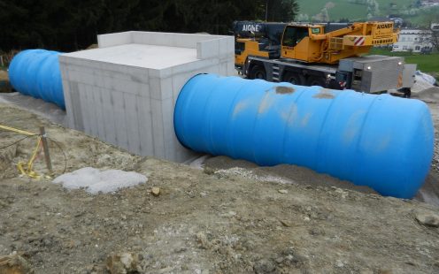 Trinkwasserspeicher in der Gemeinde Ertl