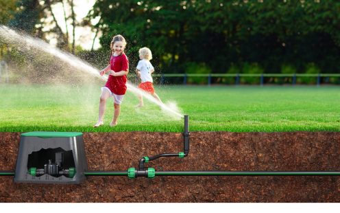 Heroimage Irrigation with 3d Graphic